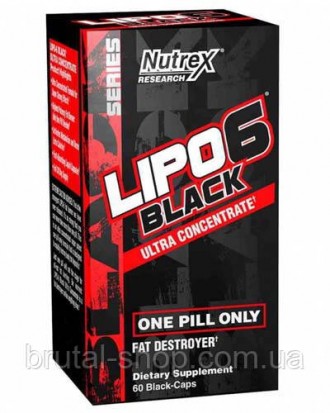 Жиросжигатель, Nutrex Lipo-6 Black Ultra Concentrate (60caps). Харьков. фото 1 Жиросжигатель, Nutrex Lipo-6 Black Ultra Concentrate (60caps). Харьков. фото 1