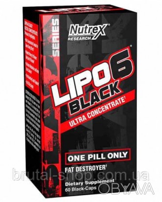 Описание
Lipo-6 Black Ultra Concentrate – мощный жиросжигатель от компании Ultra. . фото 1