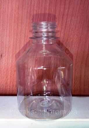 Пет пляшка 200мл. низька виготовлена із первинної сировини. Висота 100 мм., діам. . фото 4