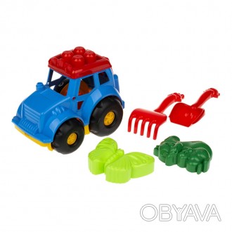 Трактор "Кузнечик" No2 - замечательный набор игрушек, в который входит сам тракт. . фото 1