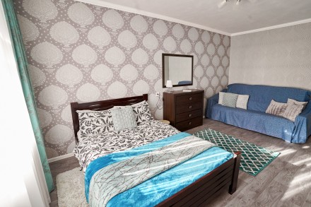 Цена зависит от срока проживания и количества гостей.
Уютная 1 комнатная кварти. Киевский. фото 11