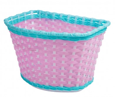 Корзинка для детского велосипеда BRAVVOS (бирюзово-розовая). Киев. фото 1