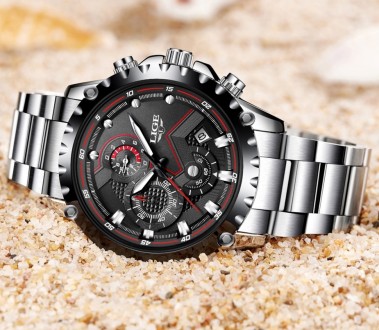 Lige –бренд мужских наручный часов стандарта ICO:9001. Часы имеют стильный дизай. . фото 6