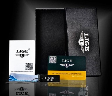 Lige –бренд мужских наручный часов стандарта ICO:9001. Часы имеют стильный дизай. . фото 9