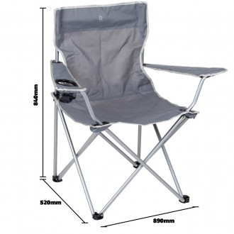 Bo-Camp Foldable Compact, как и следует из названия, компактное раскладное кресл. . фото 6