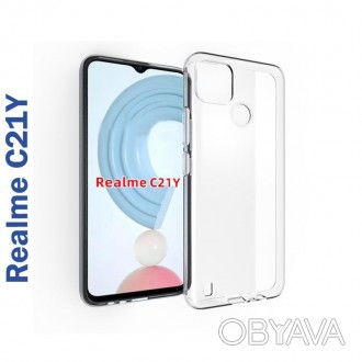 Чехол-накладка BeCover для Realme C21Y Transparancy 
 
Отправка данного товара п. . фото 1