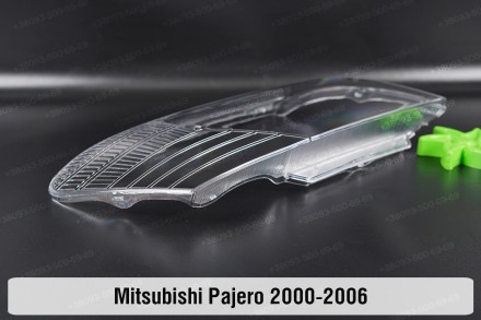 Стекло на фару Mitsubishi Pajero 3 V73 (1999-2006) III поколение правое.В наличи. . фото 6