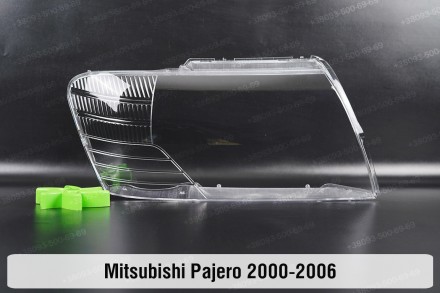 Стекло на фару Mitsubishi Pajero 3 V73 (1999-2006) III поколение правое.В наличи. . фото 2