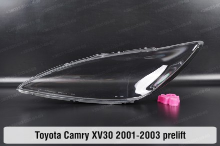 Стекло на фару Toyota Camry XV30 (2001-2004) V поколение дорестайлинг правое.В н. . фото 3