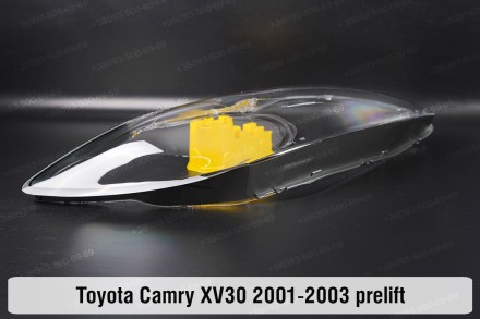 Стекло на фару Toyota Camry XV30 (2001-2004) V поколение дорестайлинг правое.В н. . фото 9