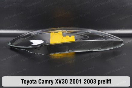 Стекло на фару Toyota Camry XV30 (2001-2004) V поколение дорестайлинг правое.В н. . фото 7
