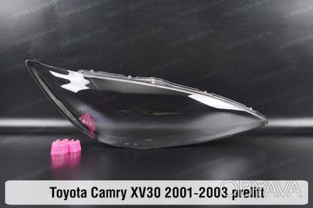 Стекло на фару Toyota Camry XV30 (2001-2004) V поколение дорестайлинг правое.В н. . фото 1