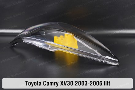 Стекло на фару Toyota Camry XV30 35 (2004-2006) V поколение рестайлинг левое.В н. . фото 4
