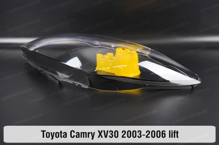 Стекло на фару Toyota Camry XV30 35 (2004-2006) V поколение рестайлинг левое.В н. . фото 8