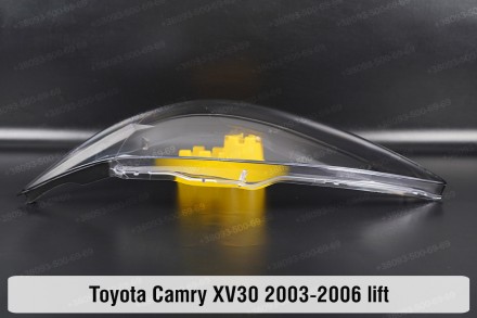 Стекло на фару Toyota Camry XV30 35 (2004-2006) V поколение рестайлинг левое.В н. . фото 5