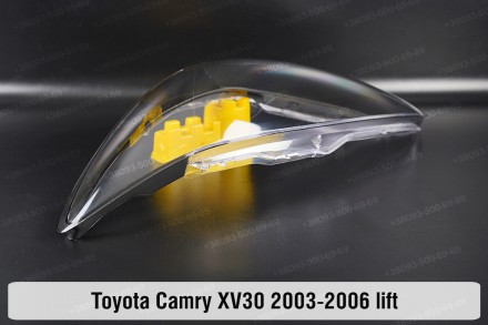 Стекло на фару Toyota Camry XV30 35 (2004-2006) V поколение рестайлинг левое.В н. . фото 9