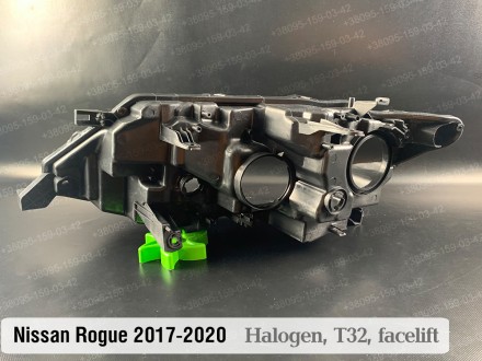 Новий корпус фари Nissan Rogue T32 Halogen (2017-2021) II покоління рестайлінг п. . фото 5
