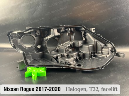 Новий корпус фари Nissan Rogue T32 Halogen (2017-2021) II покоління рестайлінг п. . фото 2