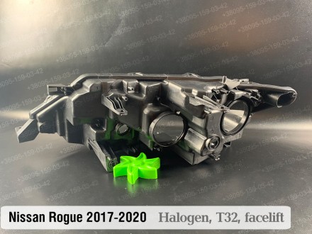 Новий корпус фари Nissan Rogue T32 Halogen (2017-2021) II покоління рестайлінг п. . фото 3