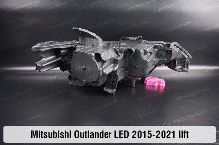 Новый корпус фары Mitsubishi Outlander 3 LED (2015-2022) III поколение 2 рестайл. . фото 5