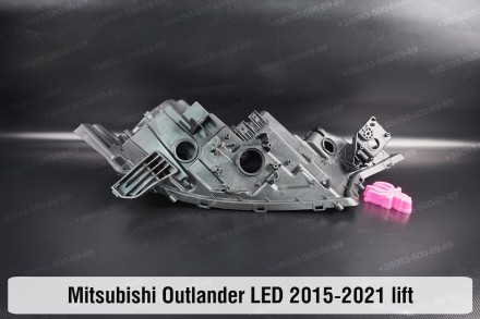Новый корпус фары Mitsubishi Outlander 3 LED (2015-2022) III поколение 2 рестайл. . фото 4