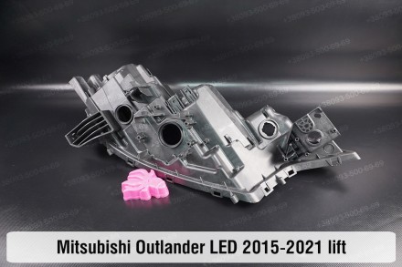 Новый корпус фары Mitsubishi Outlander 3 LED (2015-2022) III поколение 2 рестайл. . фото 7