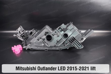 Новый корпус фары Mitsubishi Outlander 3 LED (2015-2022) III поколение 2 рестайл. . фото 5