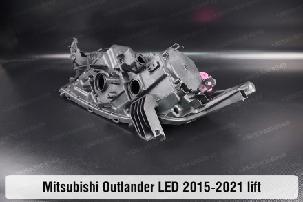 Новый корпус фары Mitsubishi Outlander 3 LED (2015-2022) III поколение 2 рестайл. . фото 9
