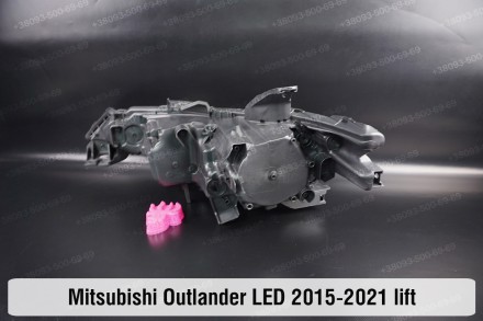 Новый корпус фары Mitsubishi Outlander 3 LED (2015-2022) III поколение 2 рестайл. . фото 3