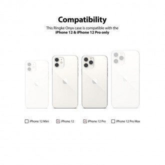 Чехол-накладка Ringke Onyx для Apple iPhone 12/12 Pro Dark Gray 
 
Отправка данн. . фото 8
