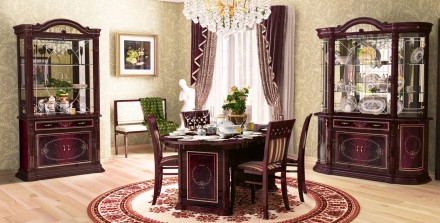 
Стол столовый Чикаго - дизайн комода выполнен в роскошном стиле классического б. . фото 3