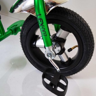 Lex-007 (10/8 AIR wheels) Green
Универсальный трехколесный велосипед от известно. . фото 5