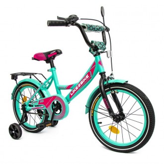 Велосипед детский Like2bike "Sky" 211601 колёса 16" рама сталь со звонком бирюзо. Сумы. фото 1 Велосипед детский Like2bike "Sky" 211601 колёса 16" рама сталь со звонком бирюзо. Сумы. фото 1
