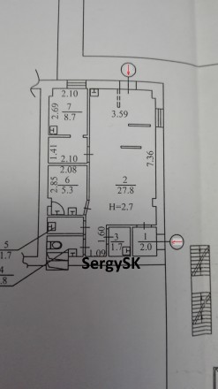 Cт.м.Позняки, ул. Анны Ахматовой 14а, н/ф., 1 эт., h=2.7 м., S=50 кв.м. в торгов. Позняки. фото 10