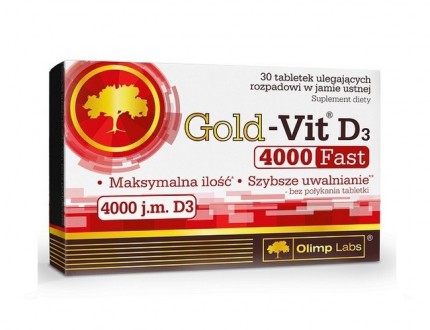 Описание OLIMP Gold-Vit D3 Fast 4000 j.m. 
Пищевая добавка, содержащая высокие д. . фото 3