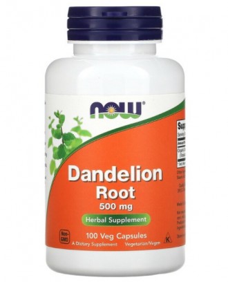 
NOW Dandelion Root 500 mg 100 veg caps
✅Только оригинальная продукция, отправка. . фото 5