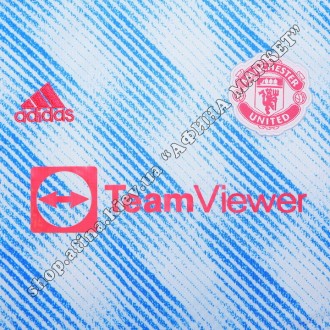 Детская футбольная форма Манчестер Юнайтед 21/22 Adidas Away. Купить футбольную . . фото 4