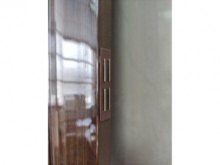 Дверь гармошка полуостеклённая метровая, межкомнатная дверь пластиковая
Полуосте. . фото 4