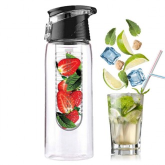 Бутылка пластиковая спортивная Bottle fruits сделана из экологически чистого и д. . фото 9