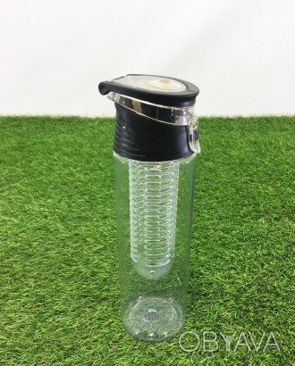 Бутылка пластиковая спортивная Bottle fruits сделана из экологически чистого и д. . фото 1