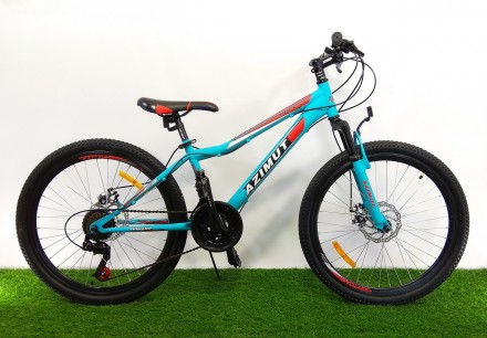 Горный подростковый велосипед Azimut Forest 24 D+
 Azimut ― отличный выбор для п. . фото 2