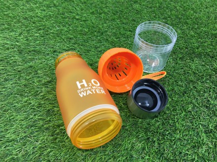 Бутылка для воды H2O - имеет ряд преимуществ в сравнении с другими бутылками для. . фото 4