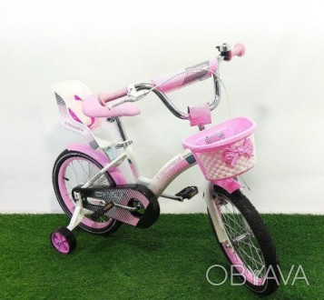 Велосипед для девочек Crosser Kids Bike оснащен дополнительными колесиками, кото. . фото 1