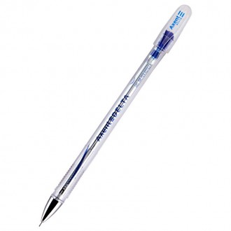 Ручка гелева AXENT DG 2020 0,5 мм синя корпус прозорий DG2020-02
 
Характеристик. . фото 2