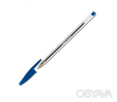 Ручка шариковая Bic Cristal 1мм синяя корпус прозрачный bc2103721
 
Характеристи. . фото 1