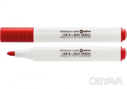 Маркер для білих дошок трикутний OPTIMA 2-3 мм, червоний O16209
 
Маркер для нап. . фото 1