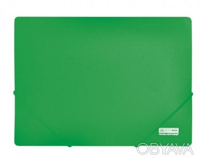 Папка на гумках A4 BUROMAX JOBMAX зелена BM.3911-04
 
Стильна папка пластикова J. . фото 1