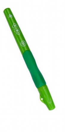 Ручка кулькова для лівші ZIBI 0,7мм, синя, з гумовим грипом, корпус асорті ZB.20. . фото 3