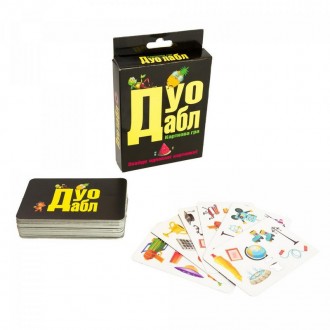 Гра настільна Дуо Дабл Укр Strateg 30218
 
«ДуоДабл» – це карткова гра на уважні. . фото 3