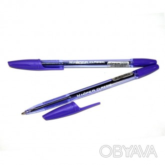 Ручка масляна Hiper Classic HO-1147 1.0мм фіолетова HO-1147ф
 
Вид товару: ручка. . фото 1